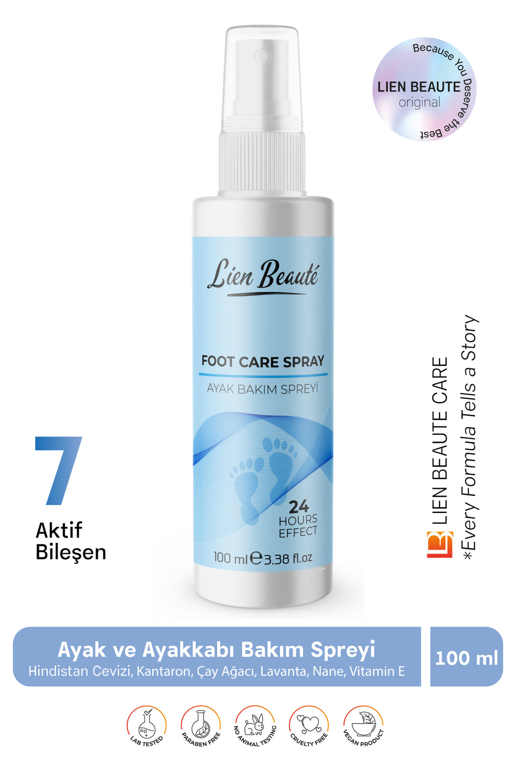 LIEN BEAUTE™ AYAK KOKU GİDERİCİ