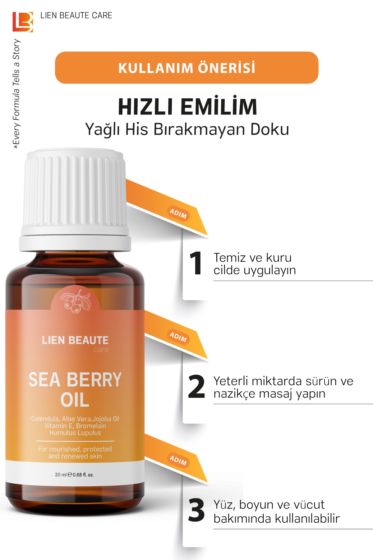 LIEN BEAUTE™ SEE BERRY OİL BAKIM YAĞI
