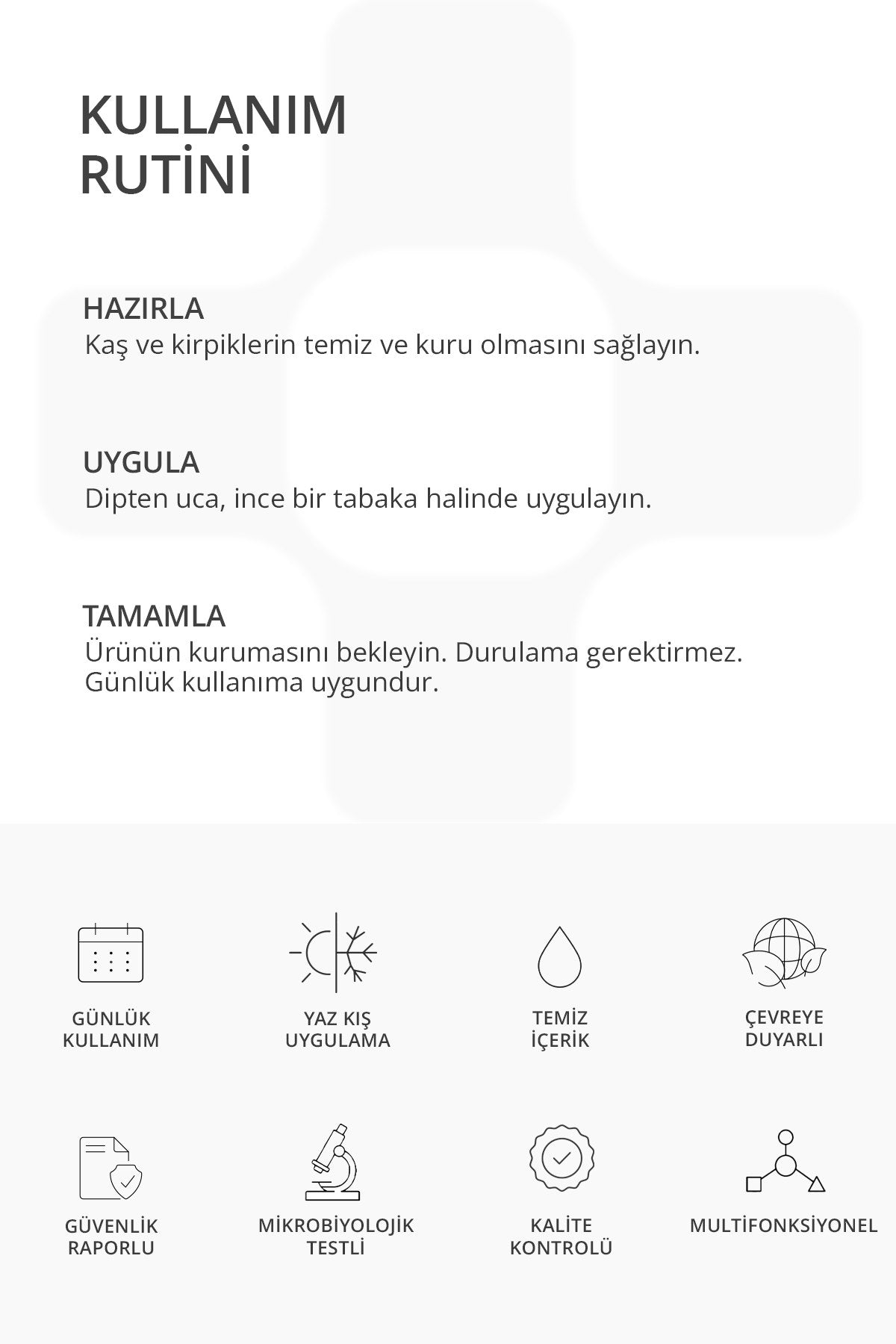 Elevate kullanım rutini
