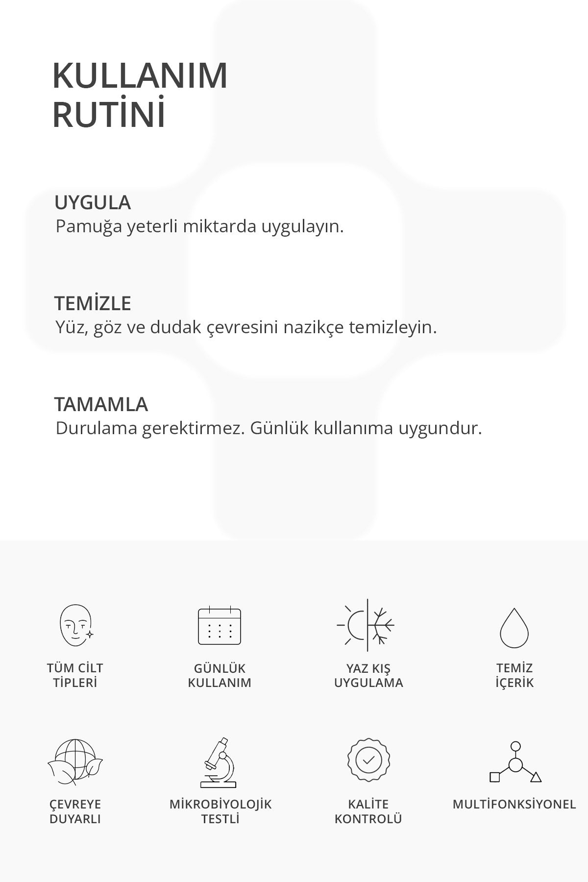 Lamellar kullanım rutini