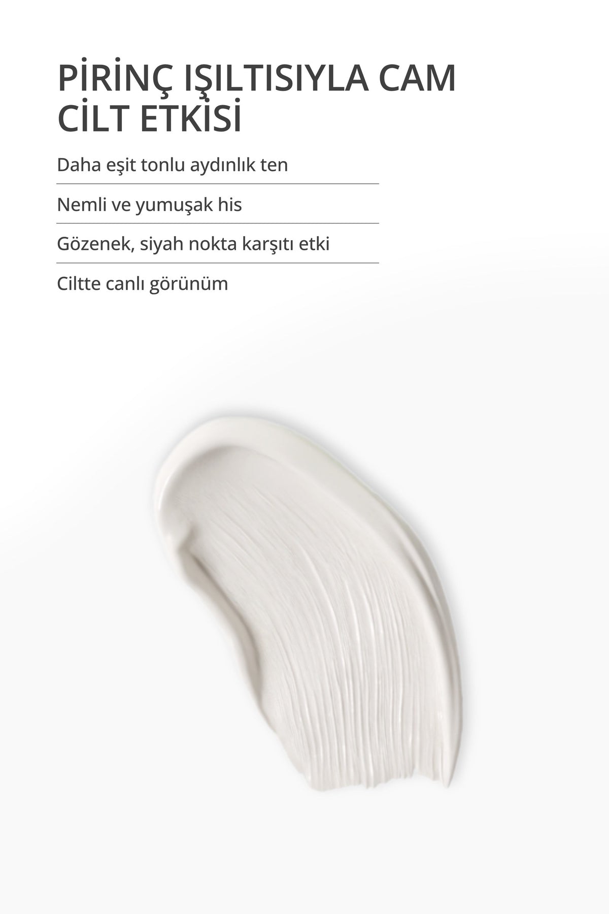LumiRice maske — pirinç ışıltısıyla cam cilt etkisi