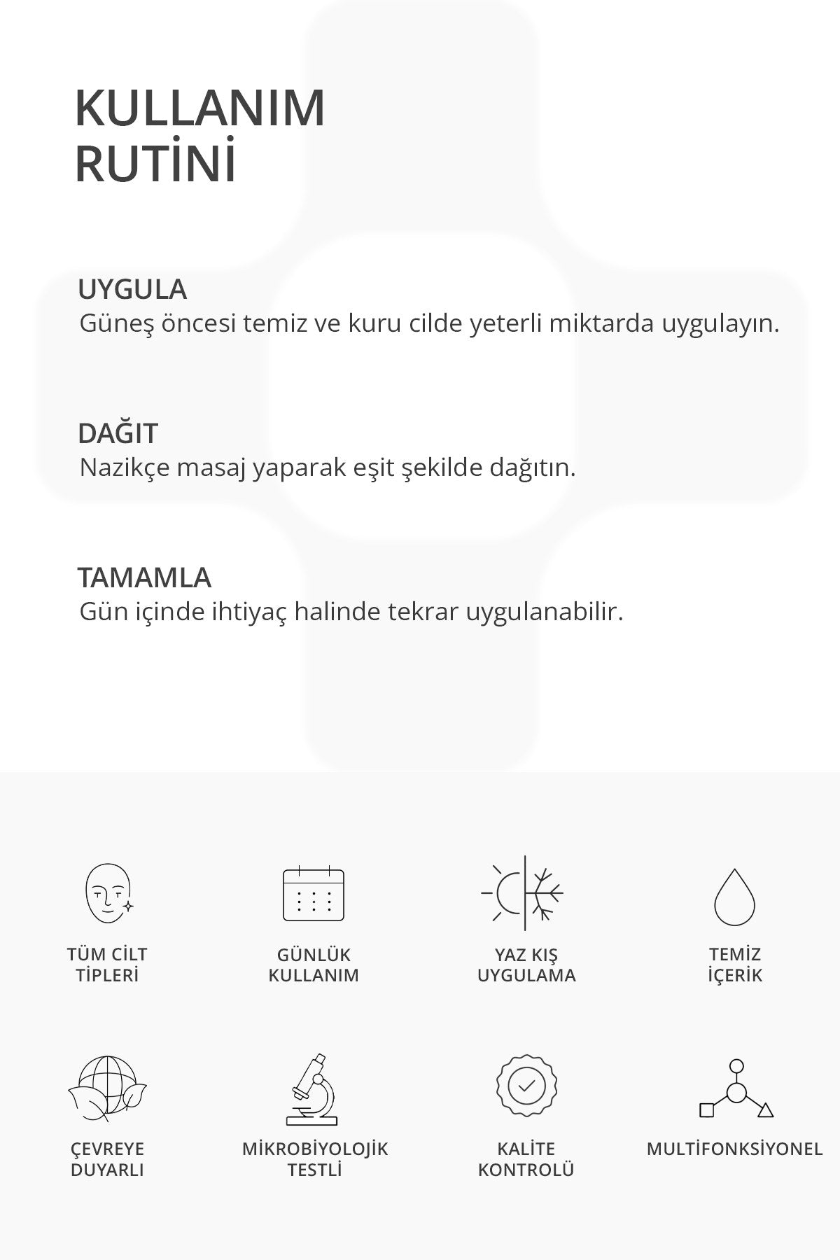 Bronzlaştırıcı kullanım rutini