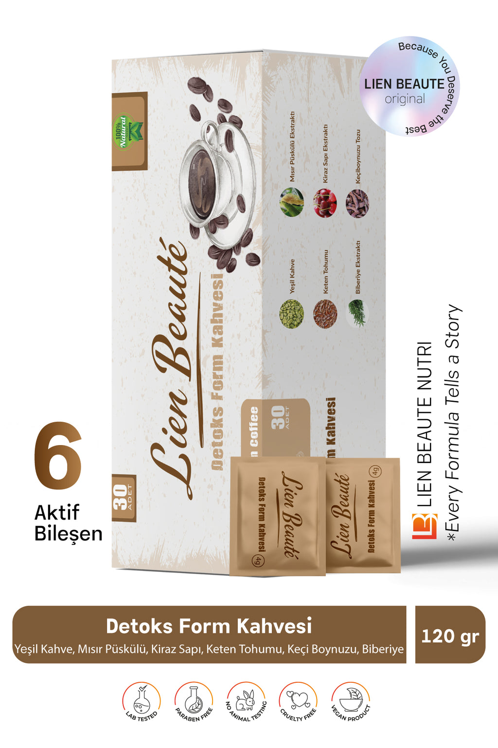 LIEN BEAUTE™ DETOKS COFFEE