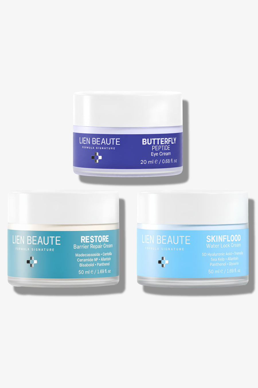 Butterfly & SkinFlood & Restore Kozalak Etkisi Nem ve Bariyer Paketi – 3'lü Set