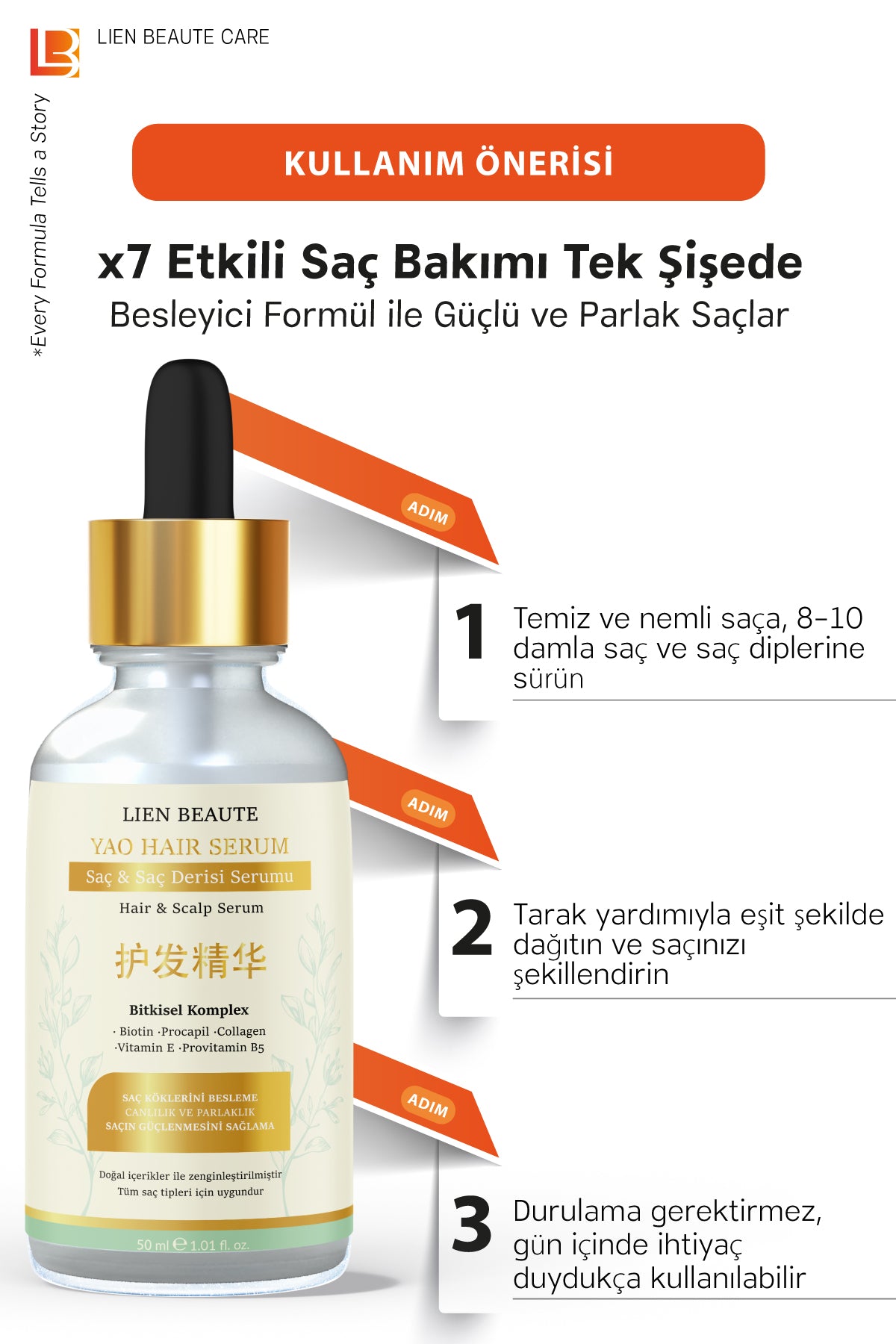 LIEN BEAUTE™ YAO SAÇ SERUMU