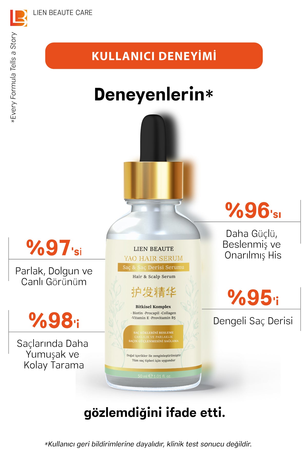 LIEN BEAUTE™ YAO SAÇ SERUMU