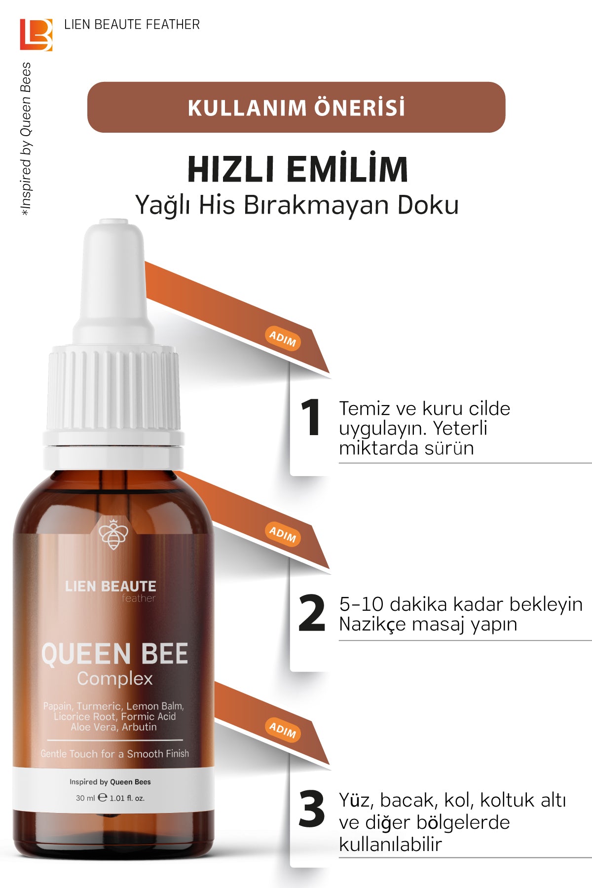 LIEN BEAUTE™ QUEEN BE COMPLEX TÜY SERUM