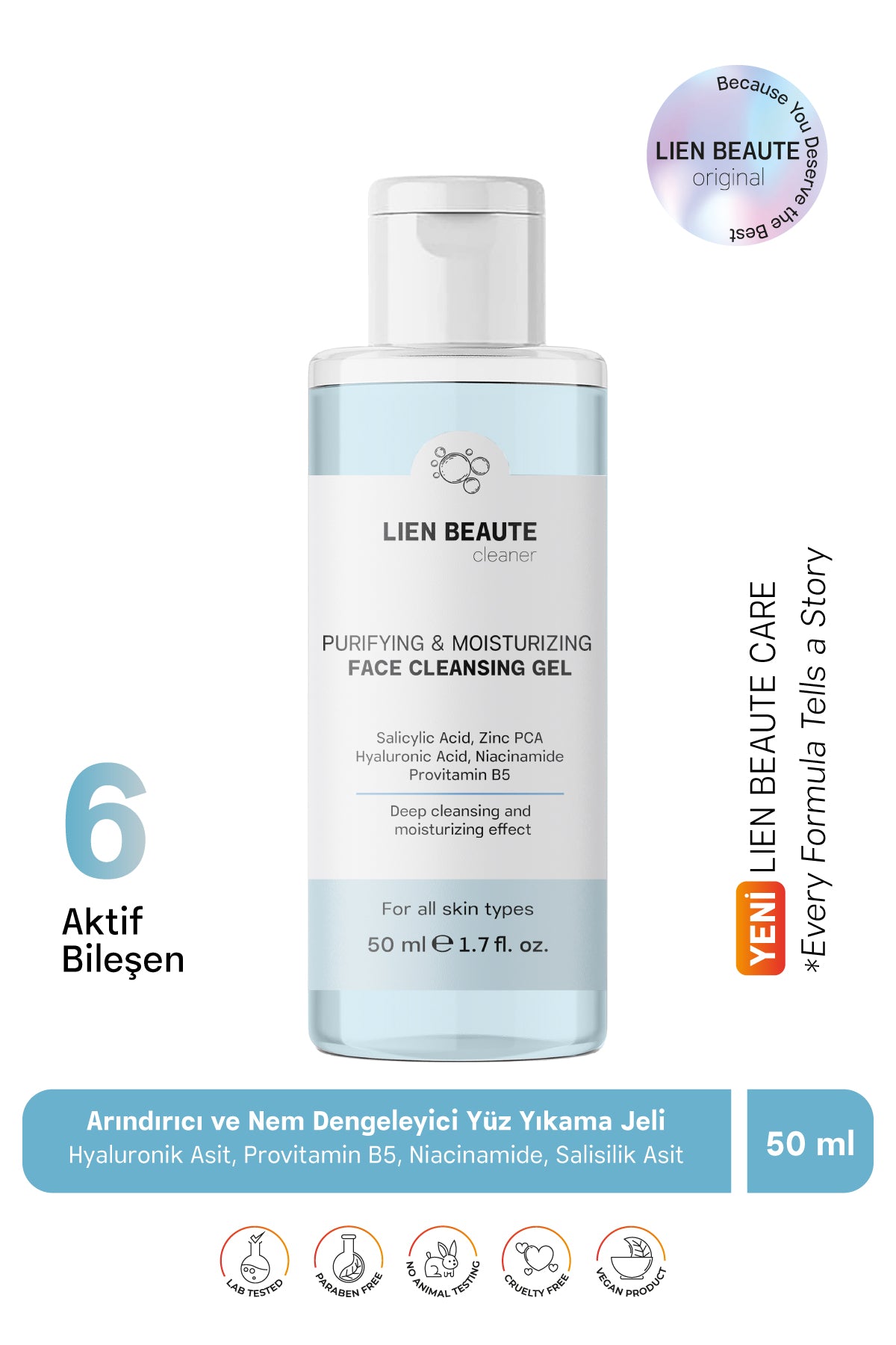 LIEN BEAUTE™ GESICHTSREINIGUNGSGEL